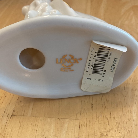NWT and vintage Lenox dolphin about 7 in tall and 5 in wide. - Picture 6 of 8